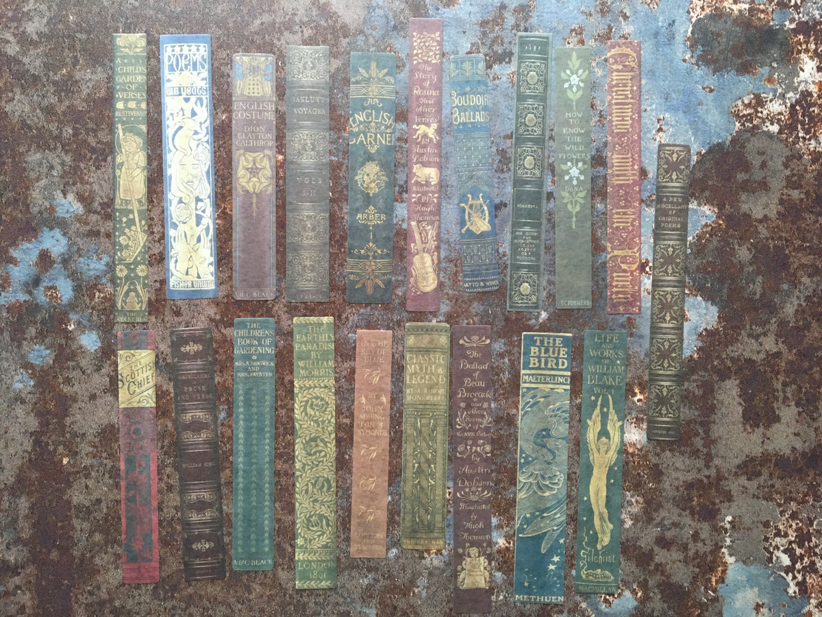 Antique book spine' sticker collection (series 1)