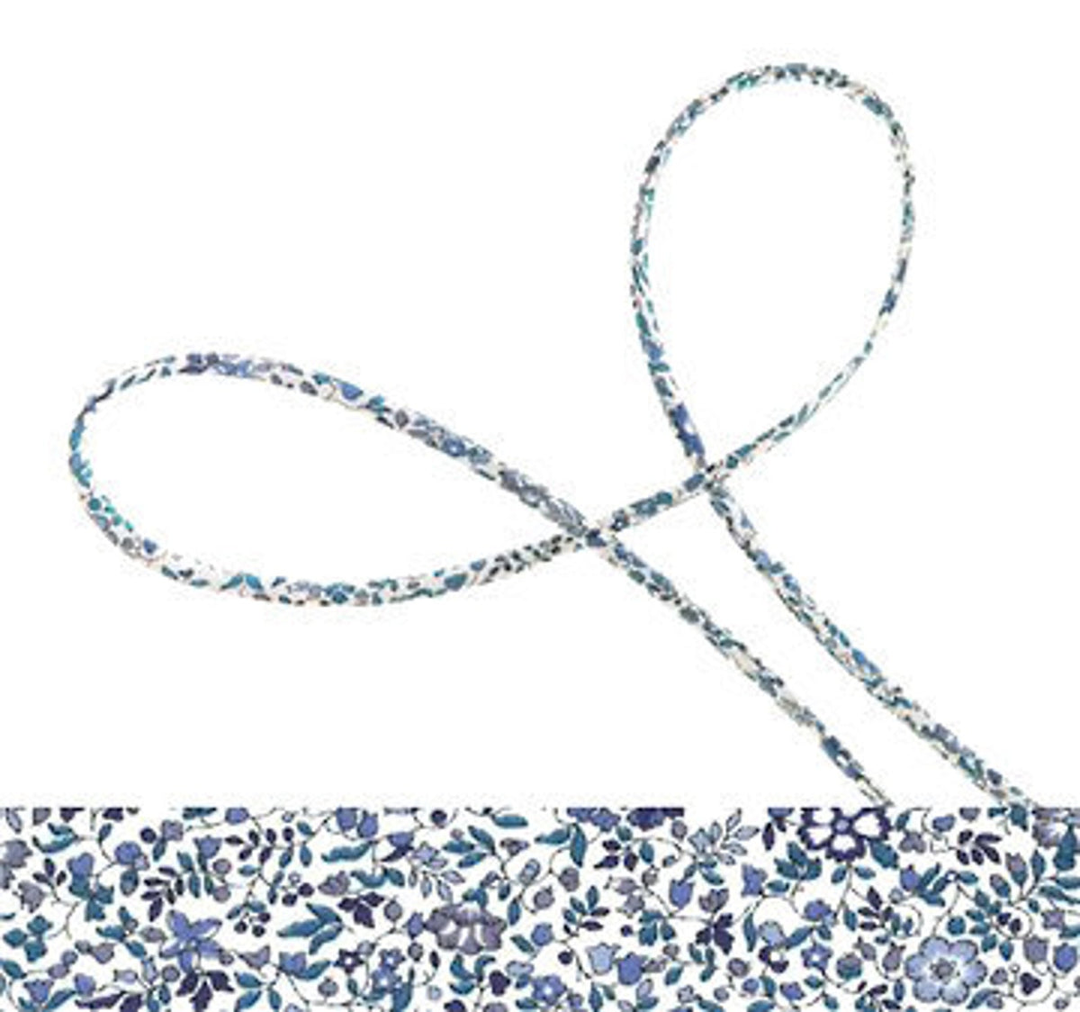 Liberty fabric Katie and Millie Bleu floral ribbon – BluebellHillCrafts