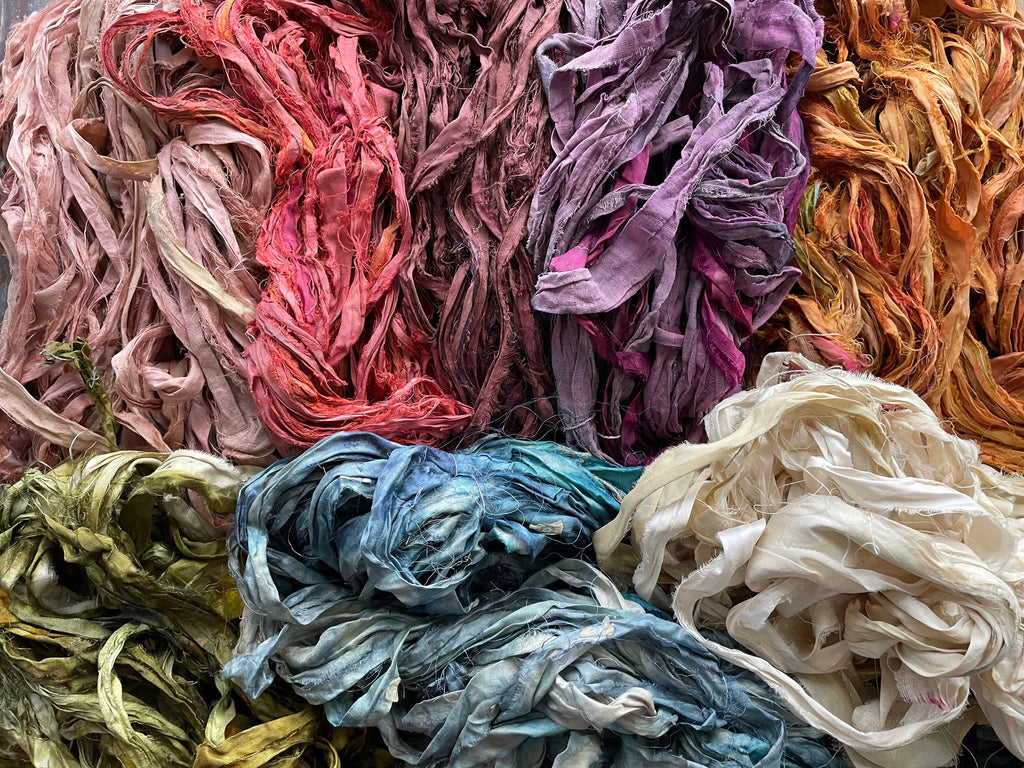 Sari silk ribbon