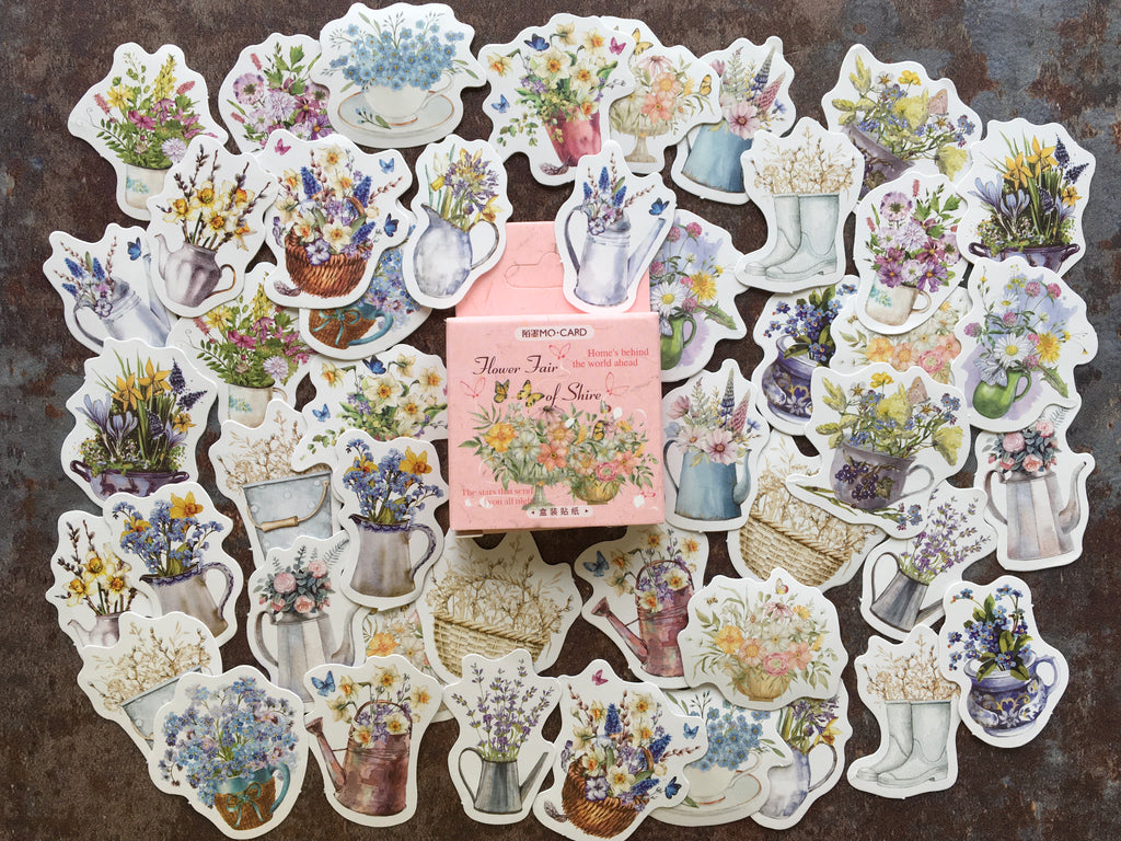 'Wild Flowers' sticker box