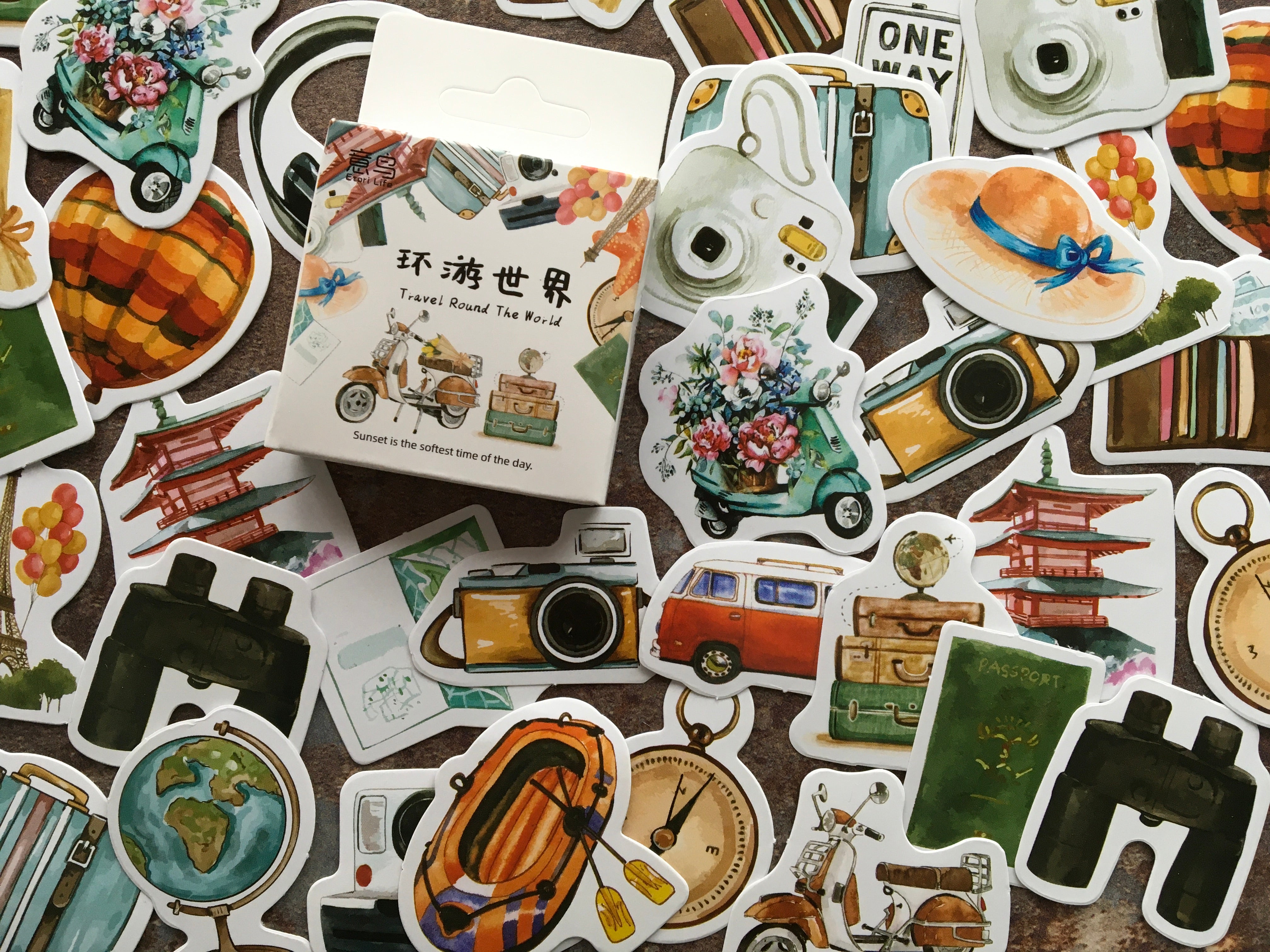 Travel Sticker Set