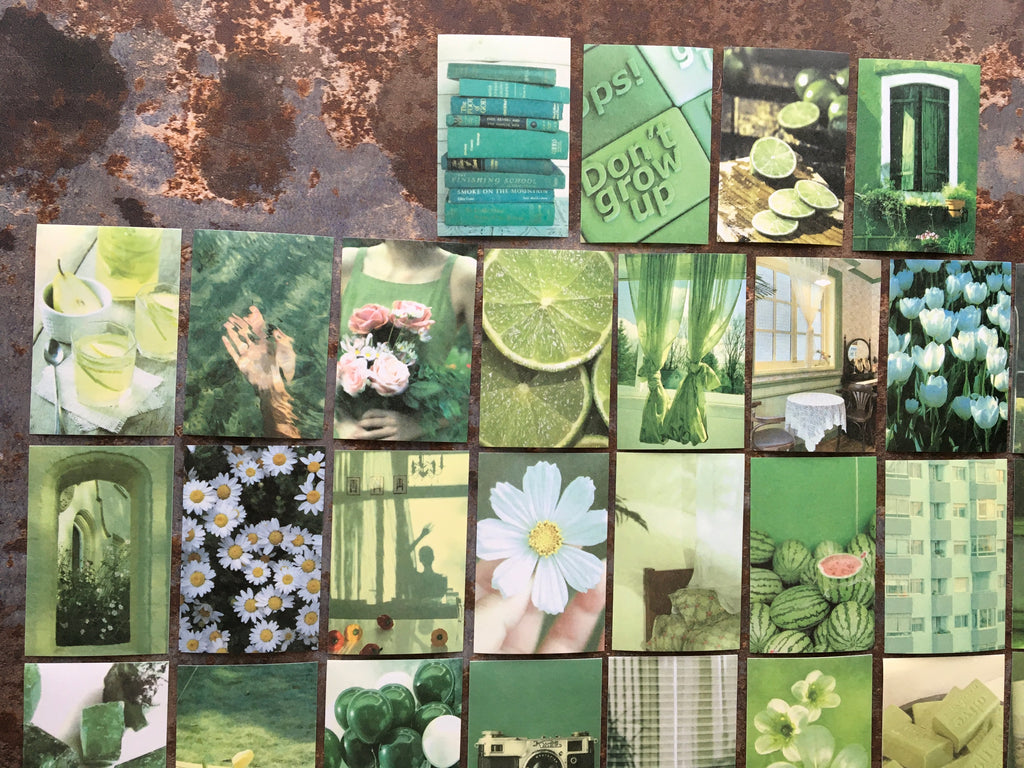 'Modern Green Aesthetic' sticker booklet (50pcs)
