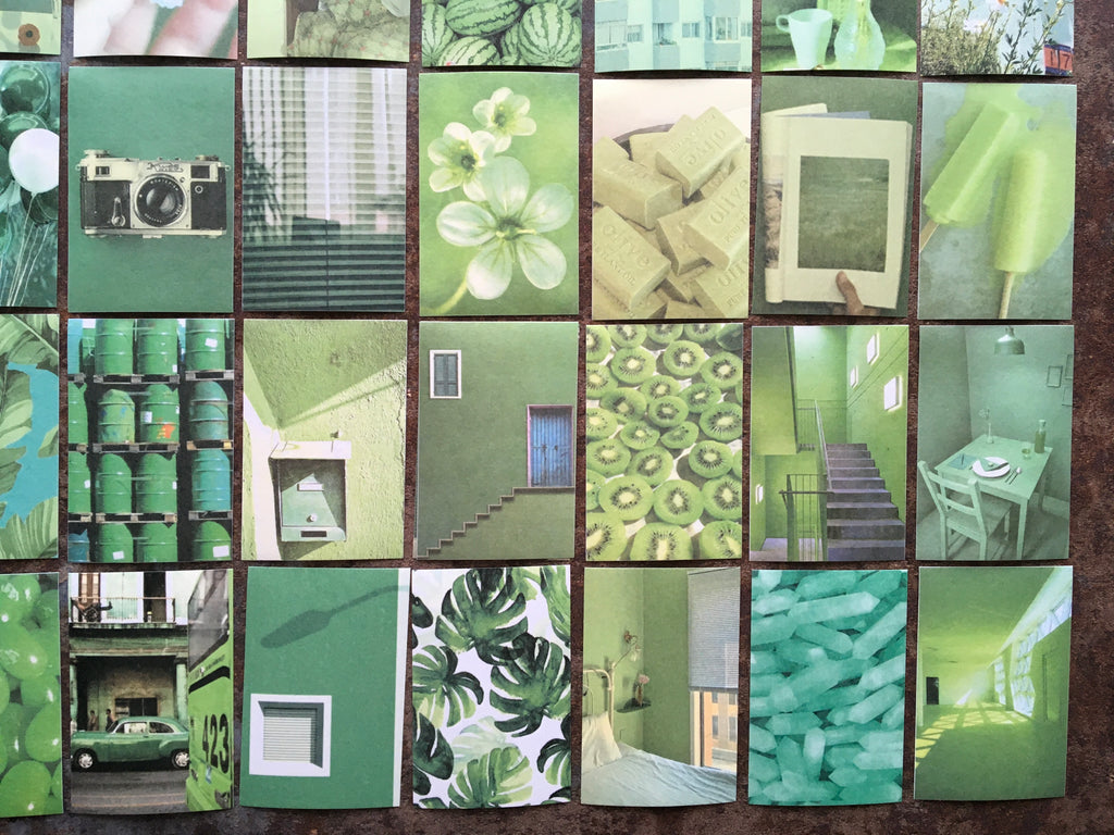 'Modern Green Aesthetic' sticker booklet (50pcs)