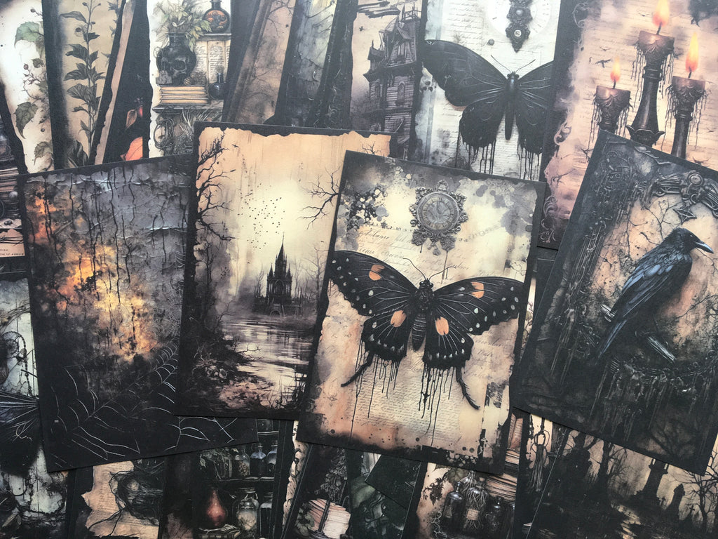 Gothic background papers