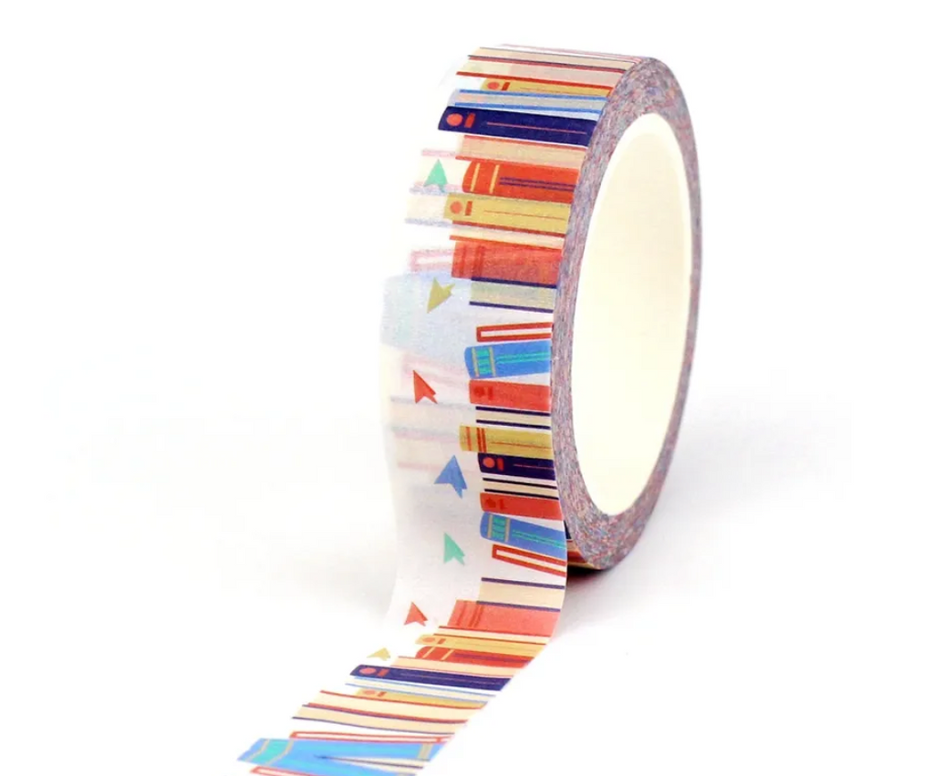 Books washi tape