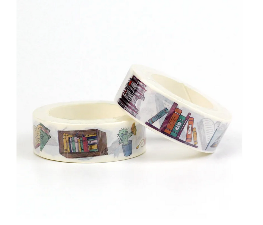 'Books and coffee' washi tape