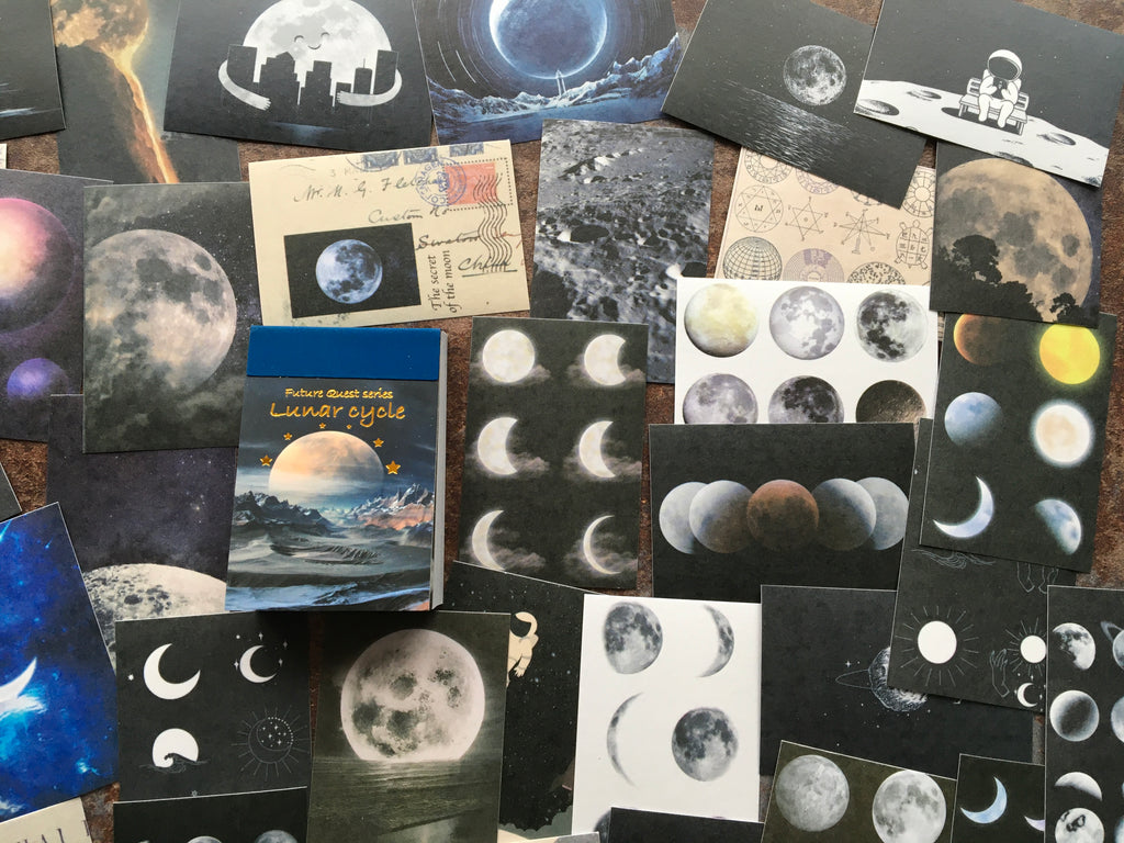 'Moon Cycle' sticker booklet (50pcs)
