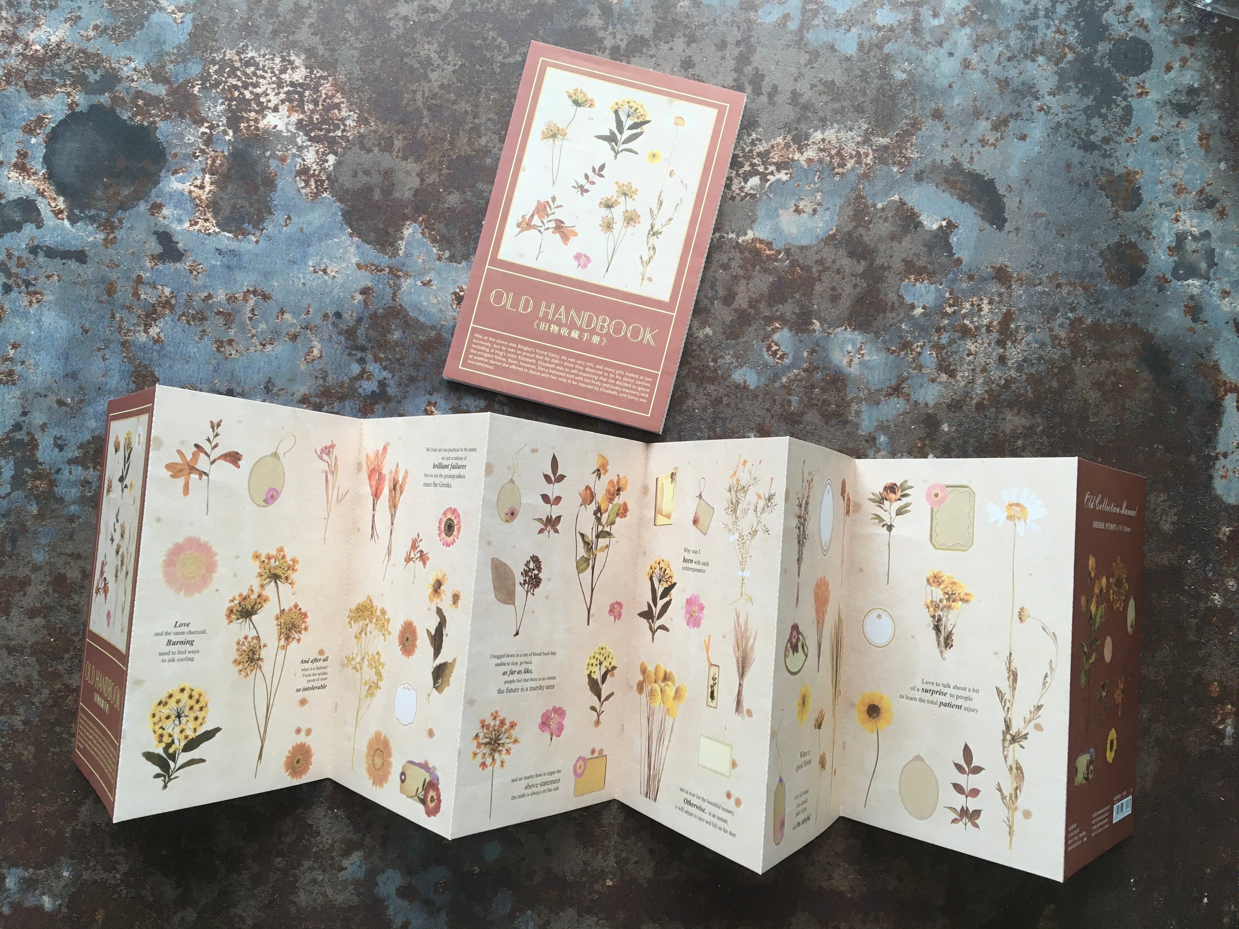 Sticker sheet booklets for vintage journaling or scrapbooking ...