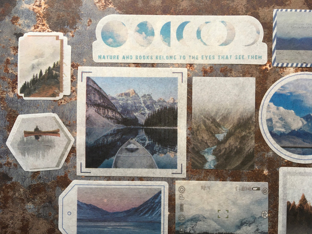 'Blue Mountains' sticker collection