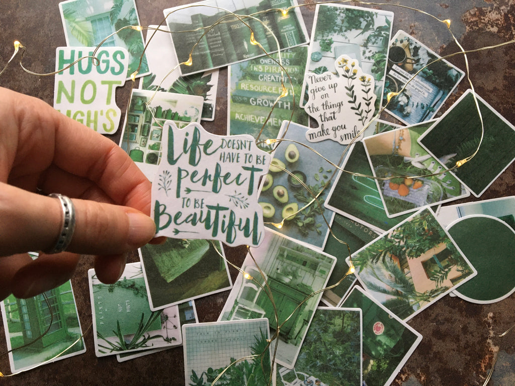 'Green Life' sticker collection