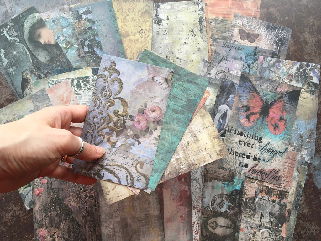 journaling paper ephemera