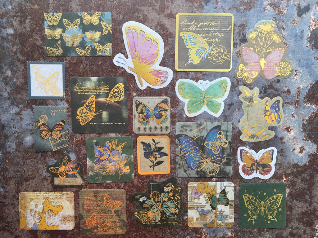 butterfly stickers for journaling