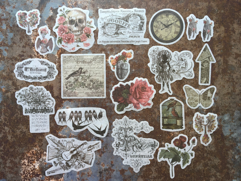 'Gothic Skull' sticker collection