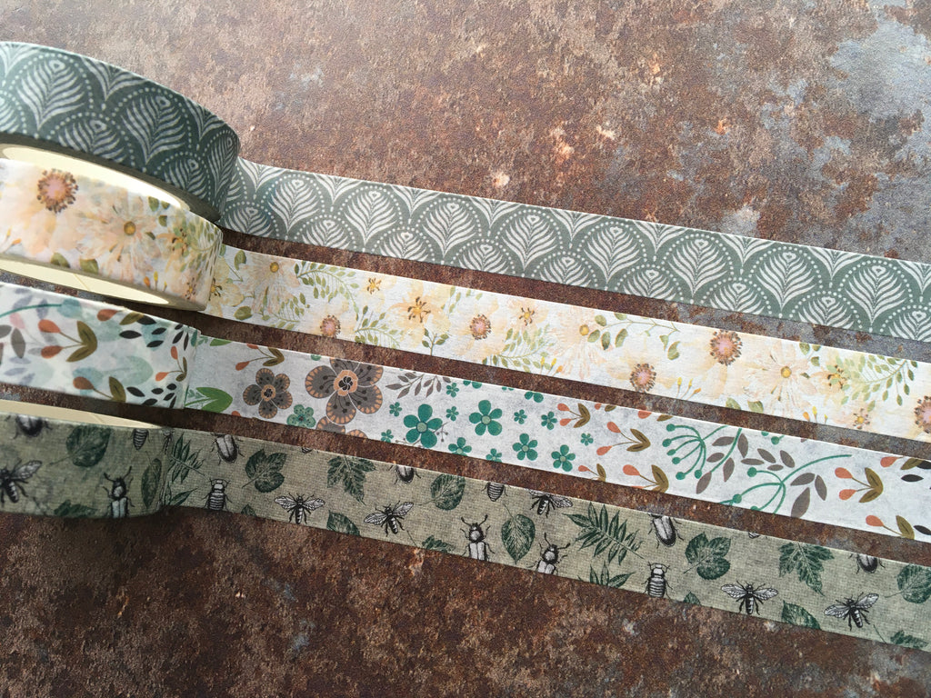 floral washi tape for journaling