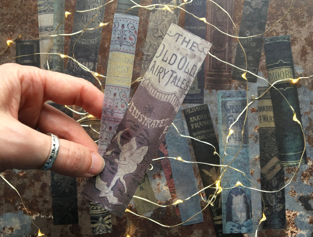 antique book stickers for scrapbooking