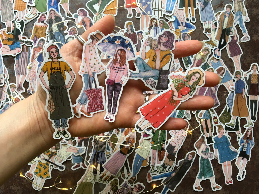 People stickers collection