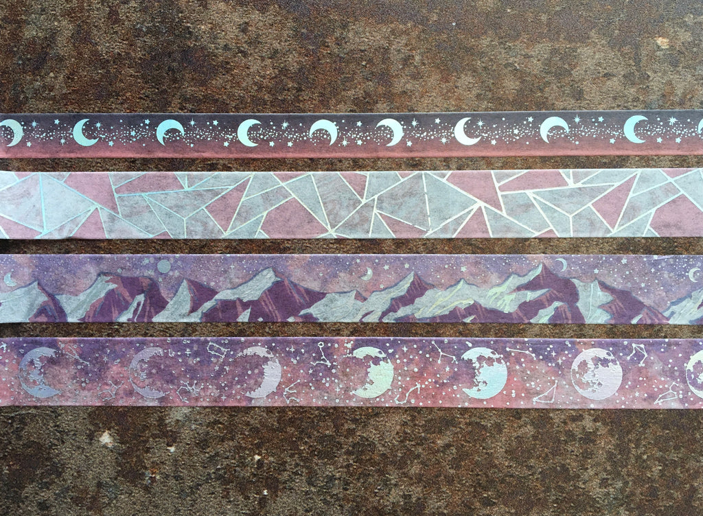 Washi Tape - Pink aesthetic moons
