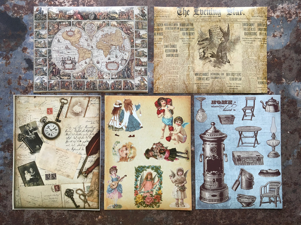 Victorian Life sticker sheets for journaling
