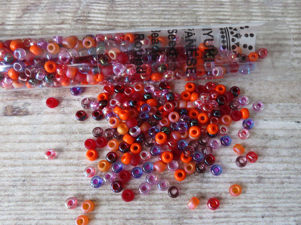 Miyuki Melonberry seed beads size 8/0 for jewellery making
