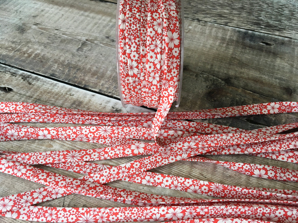 Liberty fabric Jacqueline's Blossom red