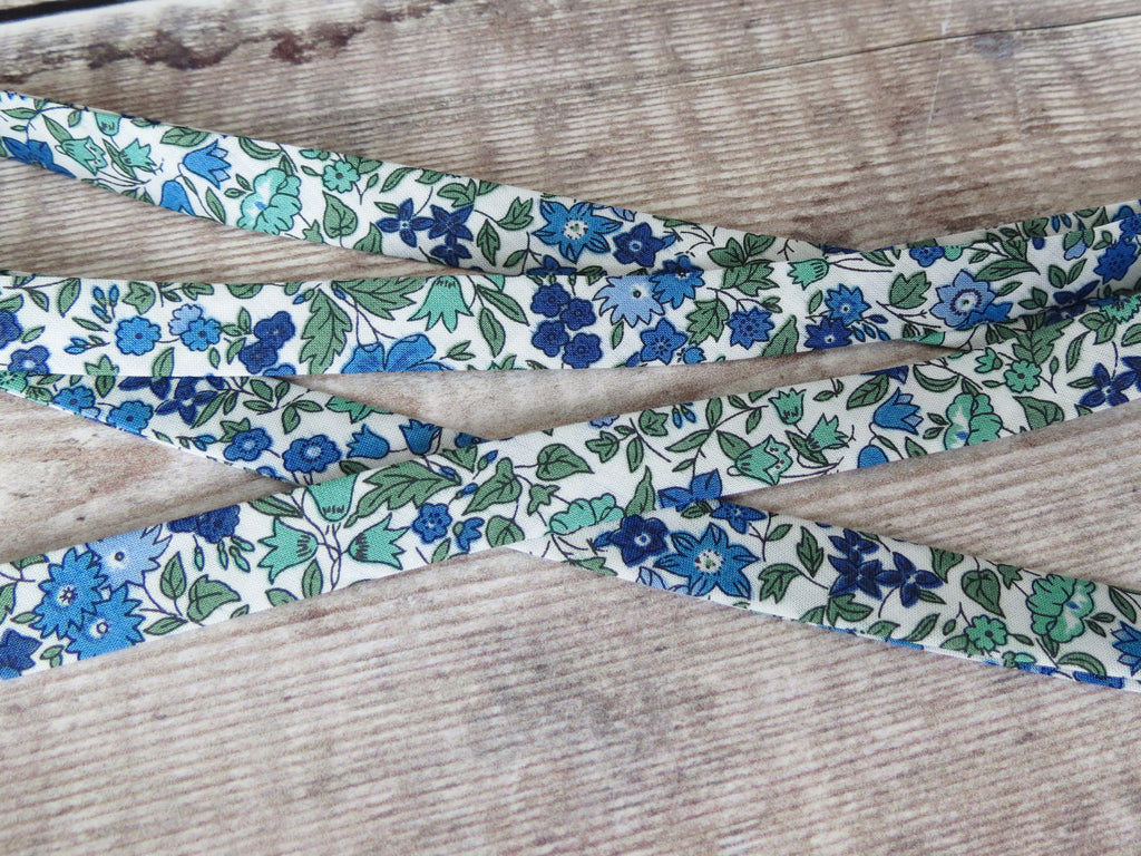 Liberty fabric bias binding