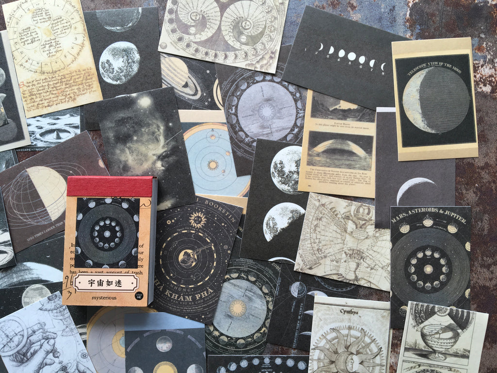 'Mystical Moon' sticker booklet (50pcs)
