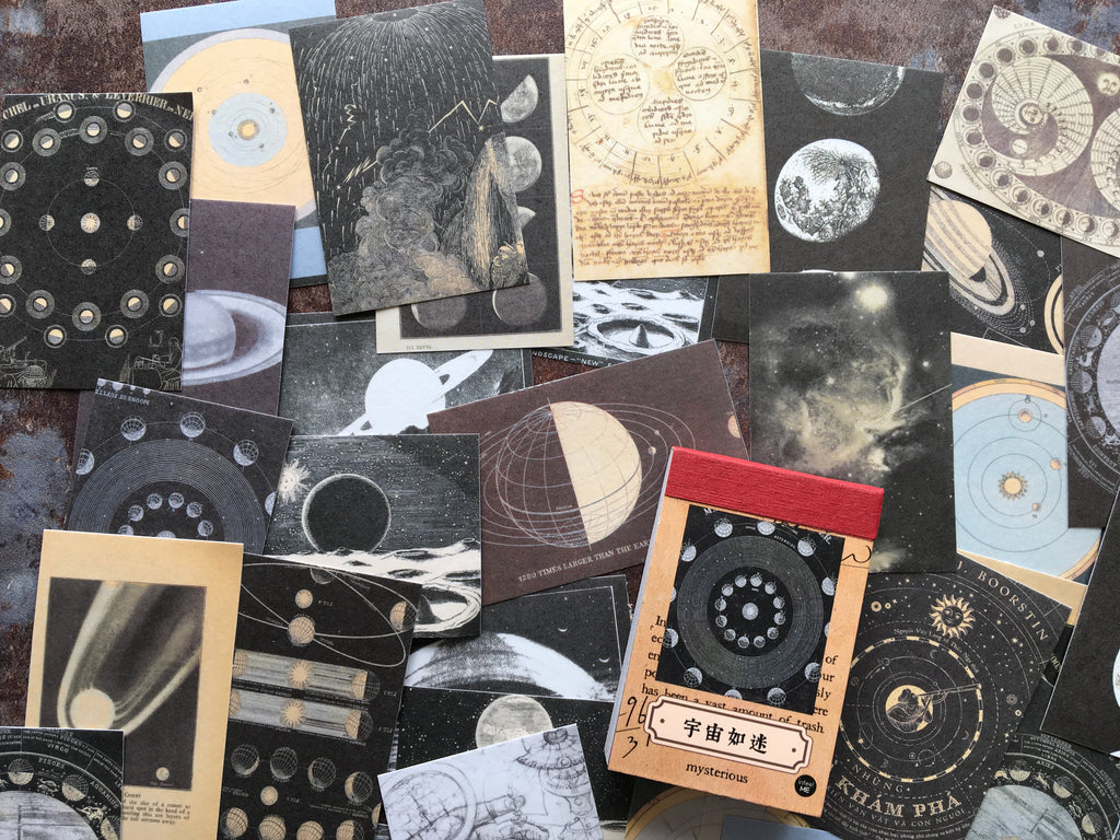 'Mystical Moon' sticker booklet (50pcs)