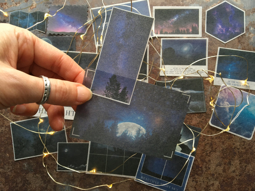 The Night Sky sticker collection