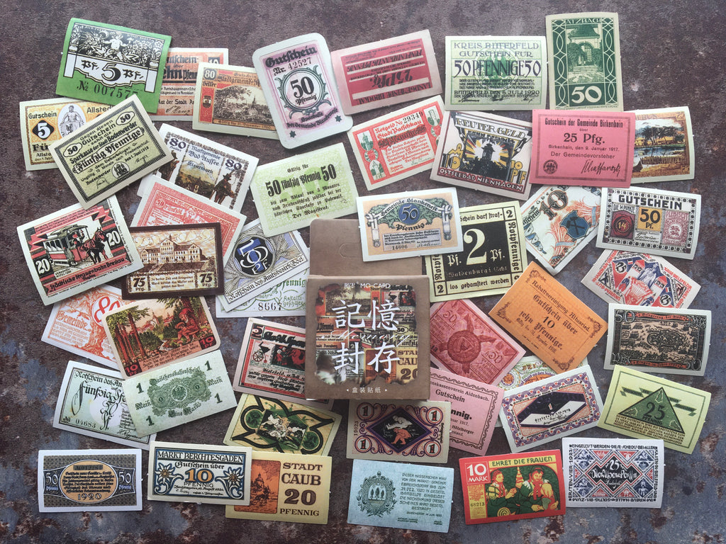 vintage signs stickers for journaling