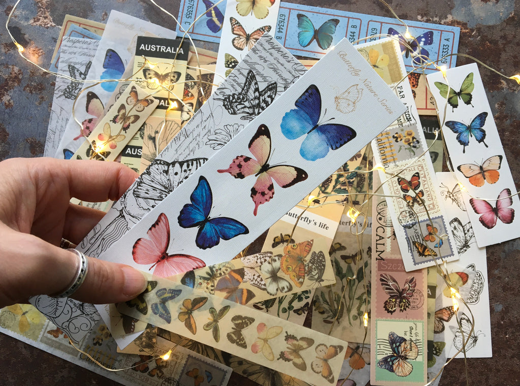 butterfly stickers for art journaling 