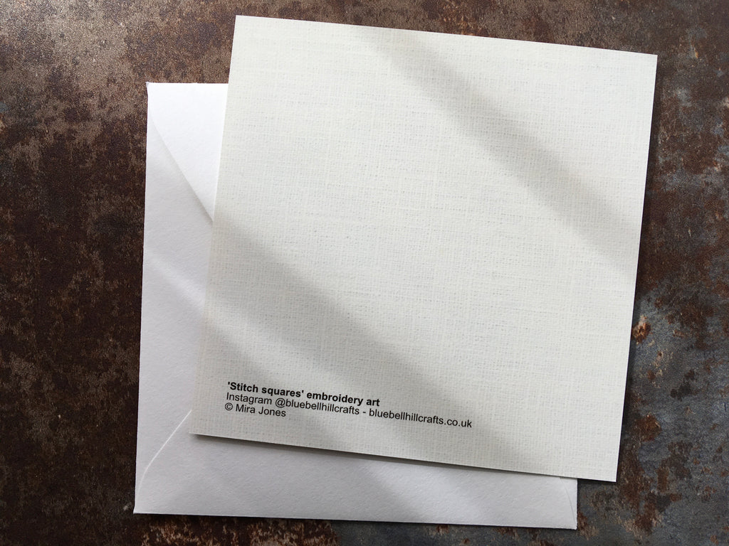 'No Regrets' Art Postcard with matching envelope