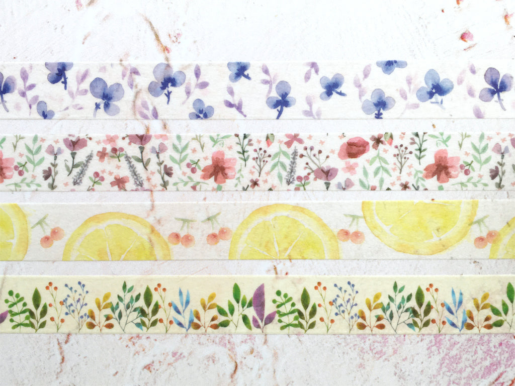 Washi Tape - floral summer collection