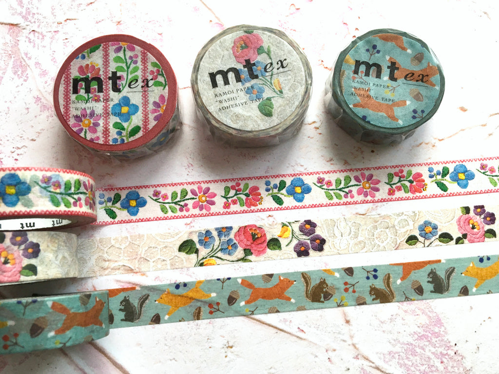 Fox washi tape