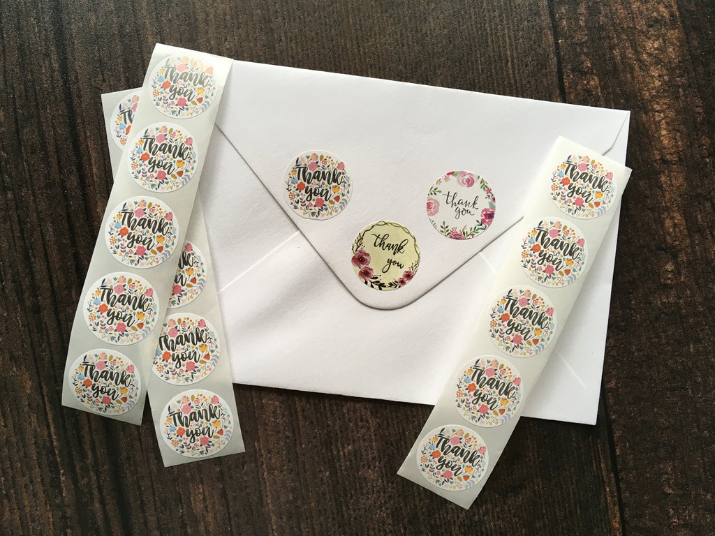 pretty stationery stickers