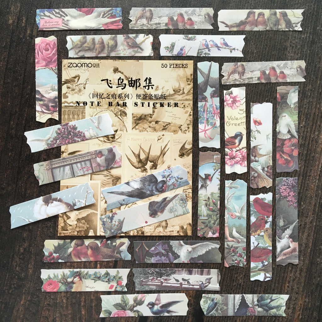 Victorian themed stationery stickers