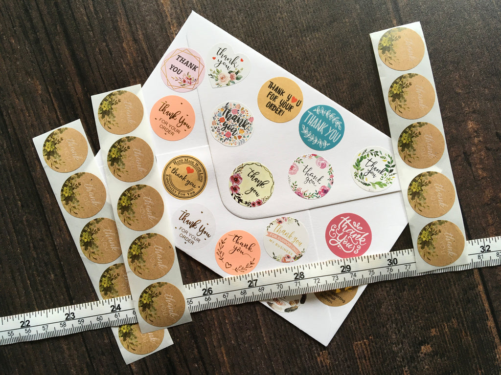 Kraft paper stationery stickers