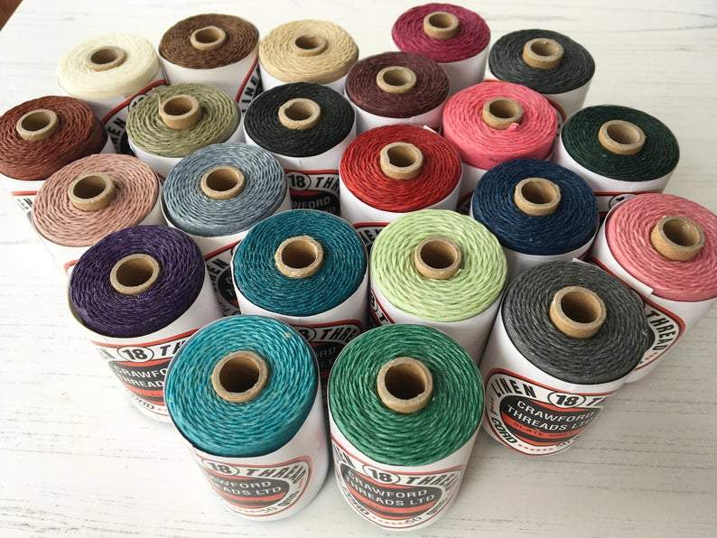 Irish waxed linen thread