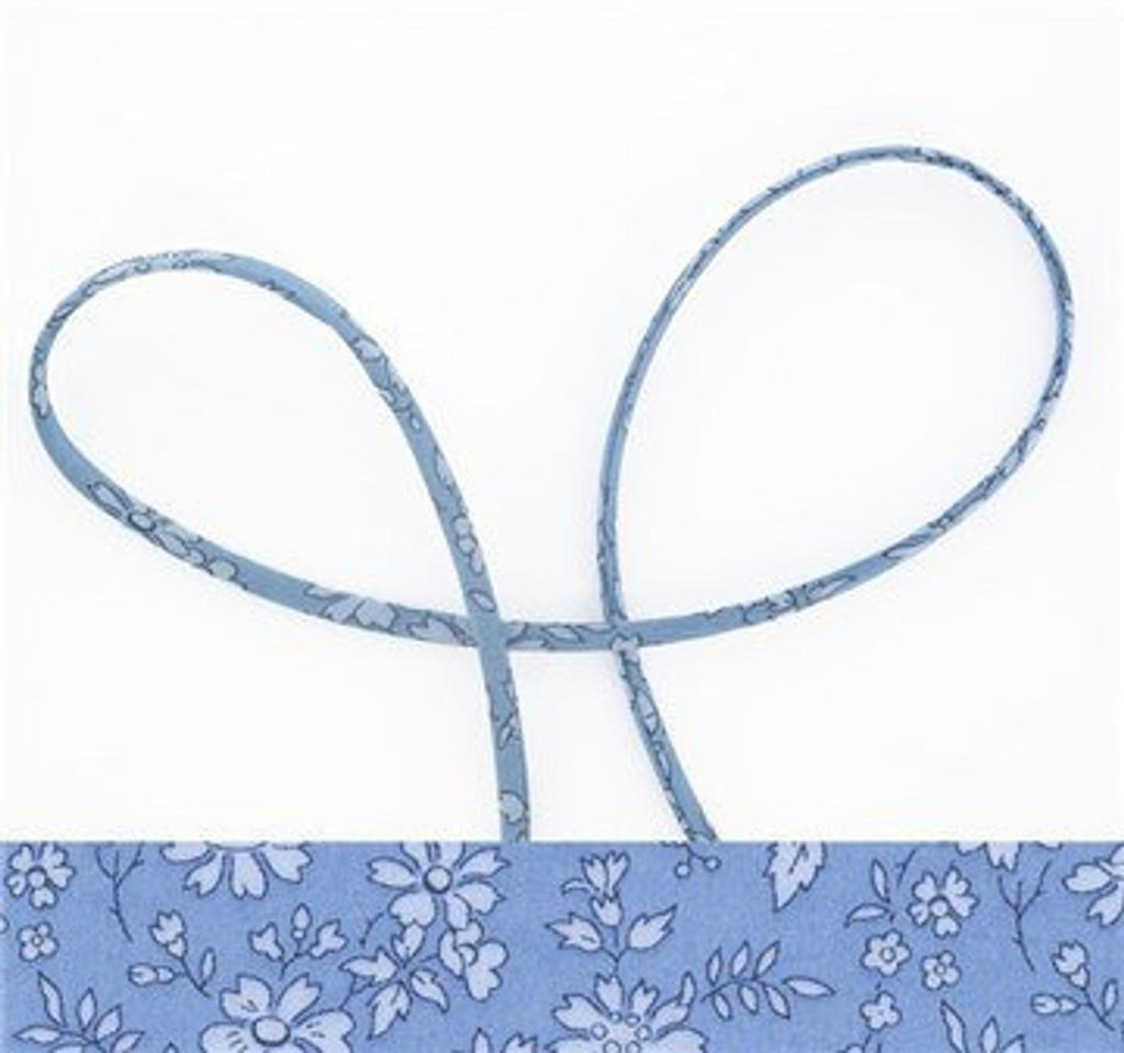 Liberty fabric Capel C light blue ribbon