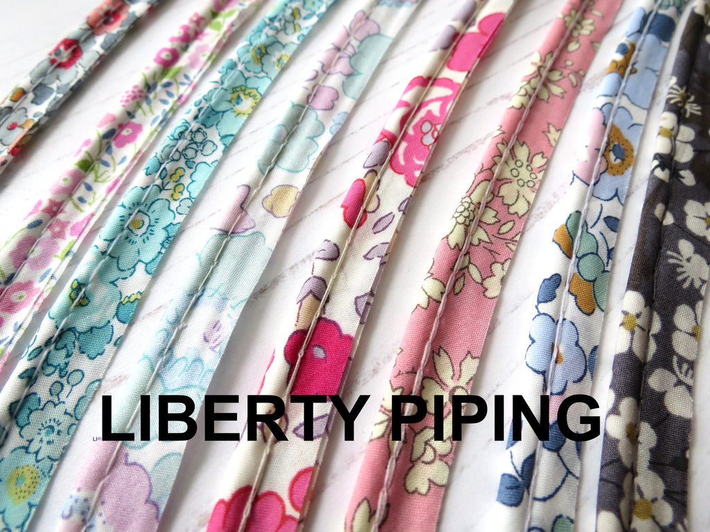 Liberty fabric insertion piping cord, 10mm wide