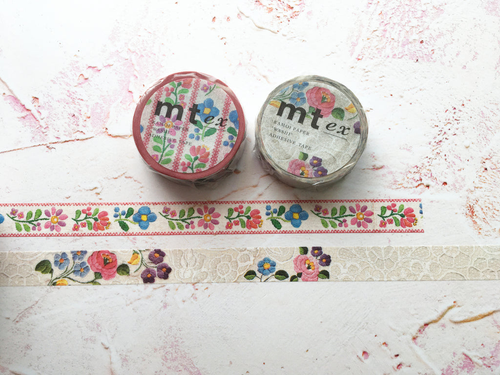 MT embroidery washi tape