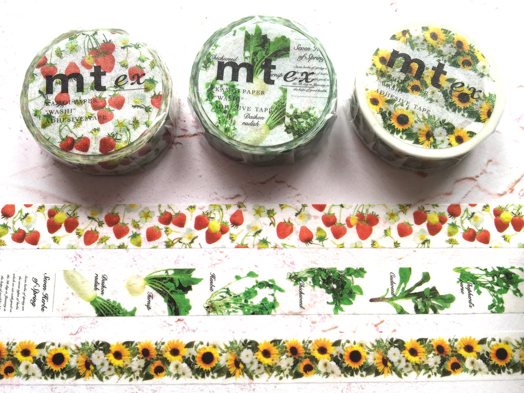 'mt' washi tape with strawberries