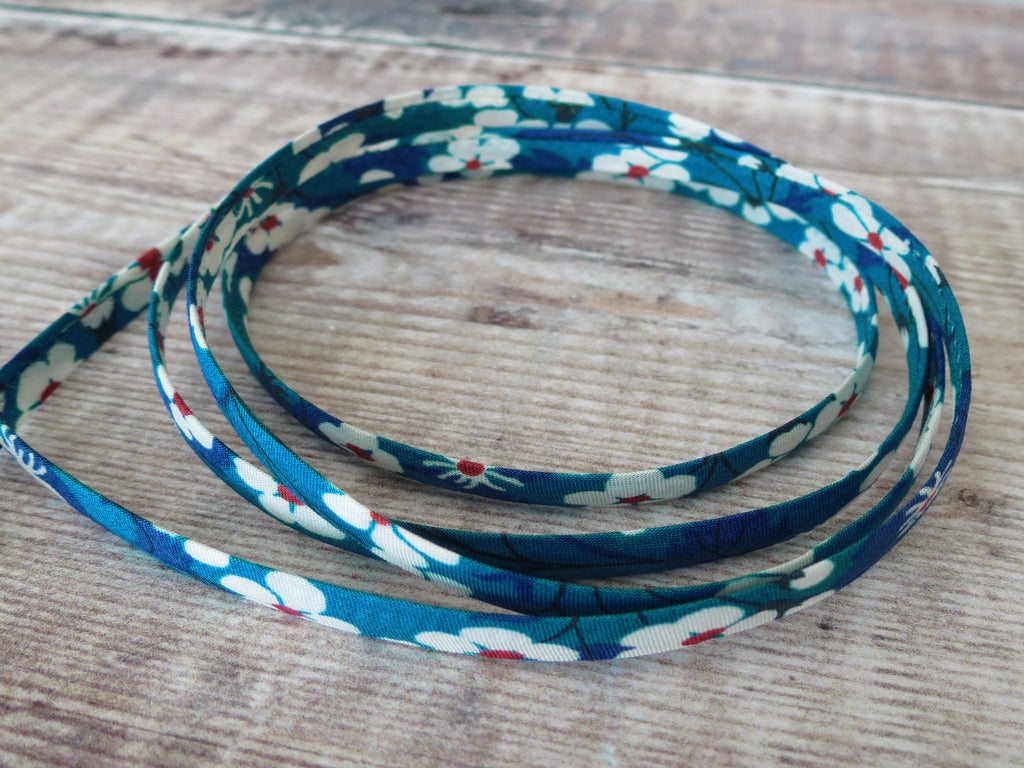 Liberty Mitsi Outremer fabric ribbon