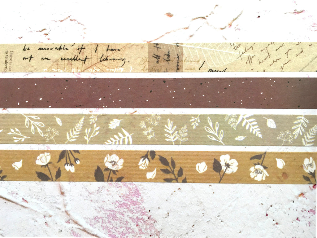 Note & Wish floral washi tape