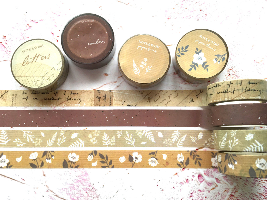 Note & Wish washi tape collection
