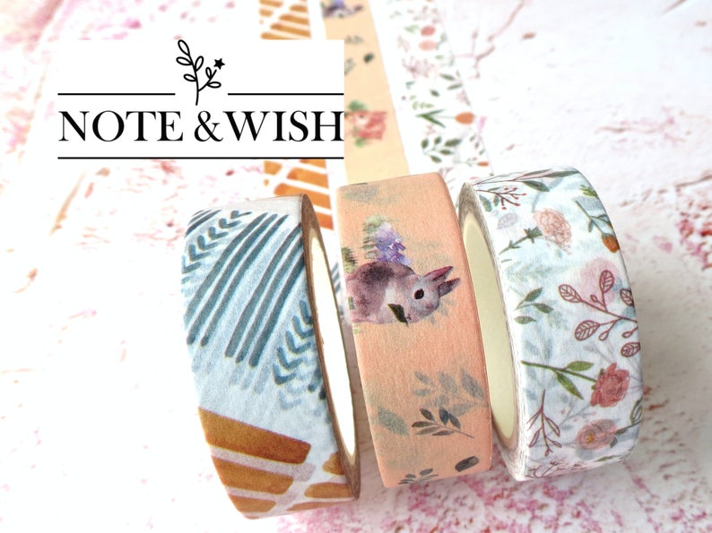 Floral washi tape