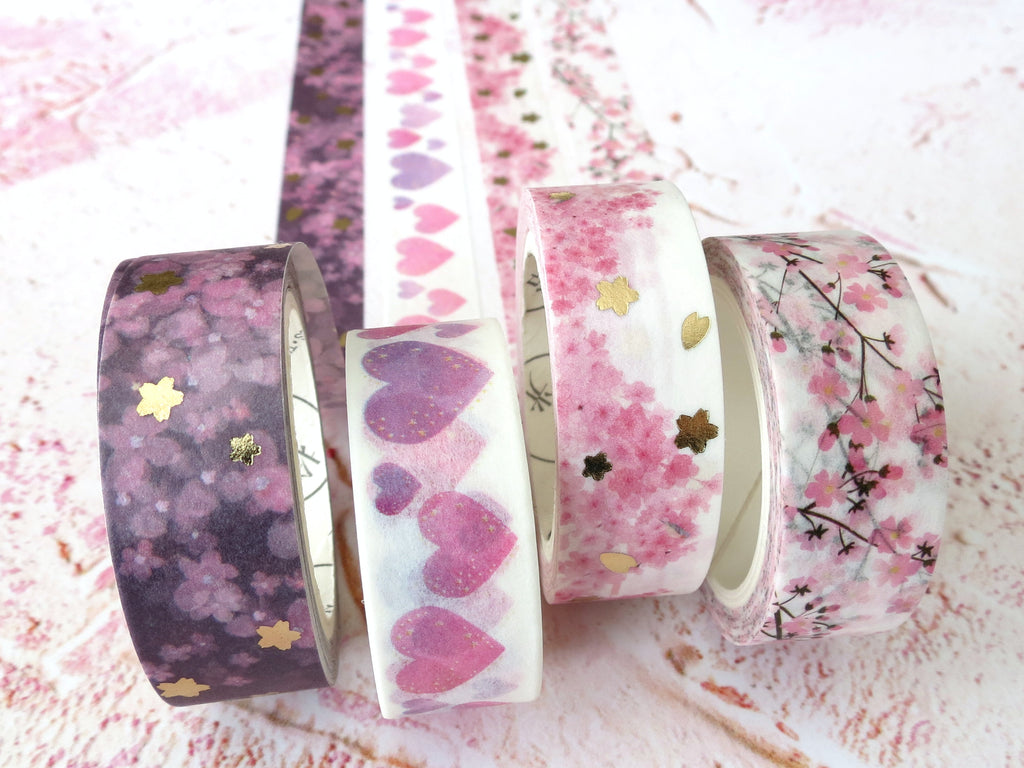 Pink cherry blossom washi tape