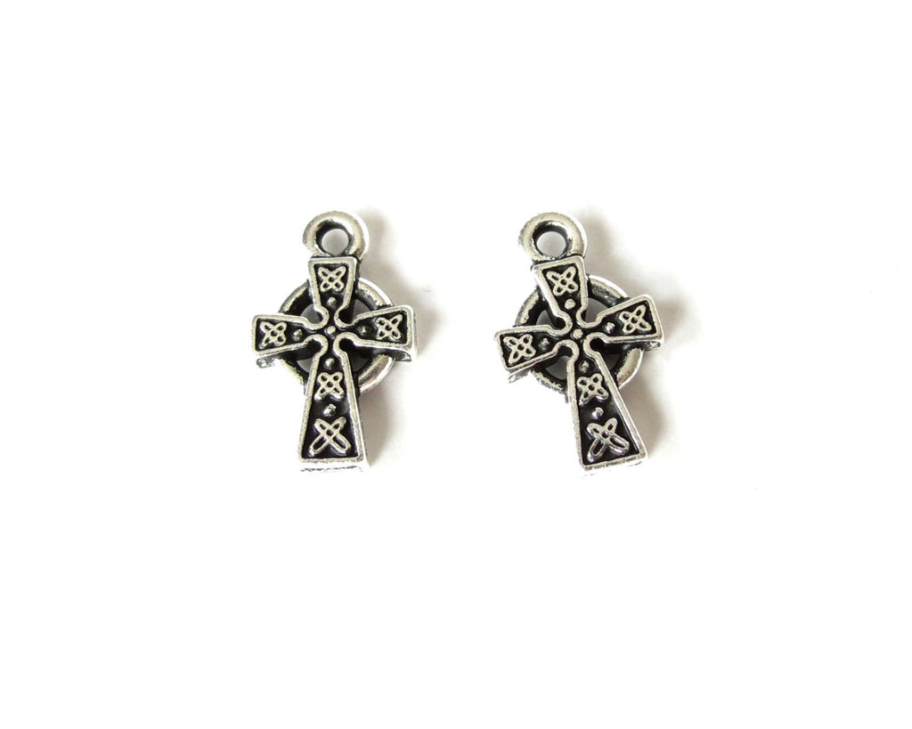 Celtic cross jewellery charm