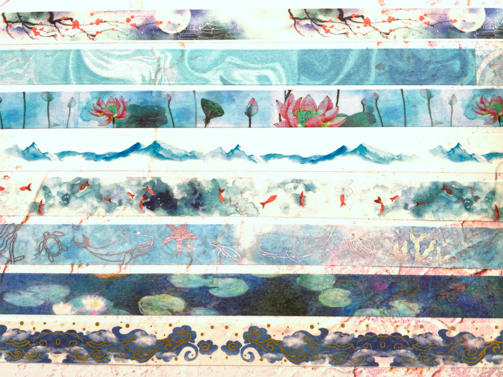 Washi Tape - blue collection