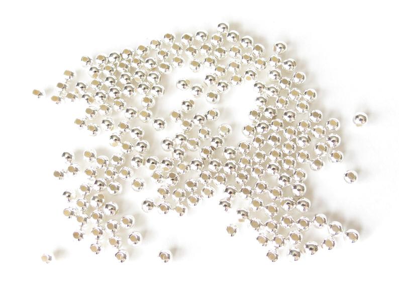3mm, 4mm and 5mm Stardust Bead Sterling Silver Sparkle Spacer Beads – Royal  Metals Jewelry Supply