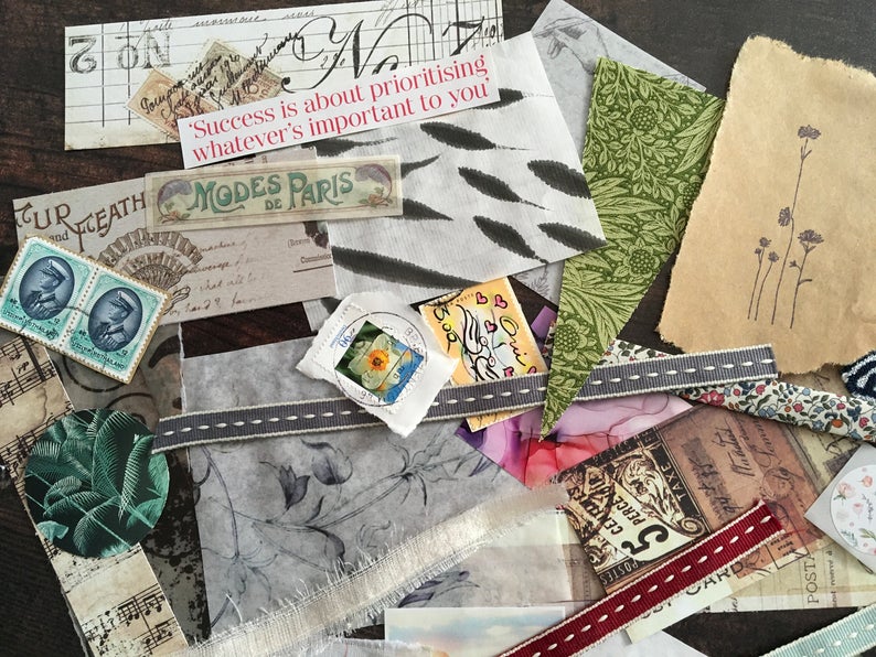 Scrapbooking - Mixed Media Collages - Card Making – BluebellHillCrafts
